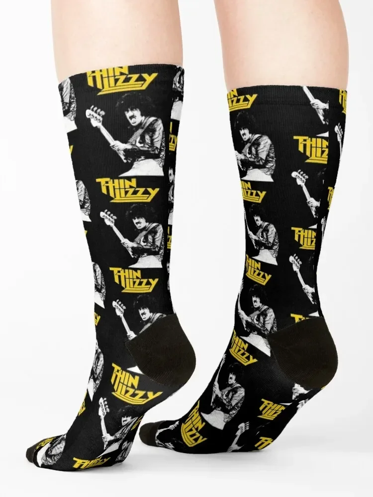 Thin Lizzy Socks New year's FASHION anti slip football cute Man Socks Women's