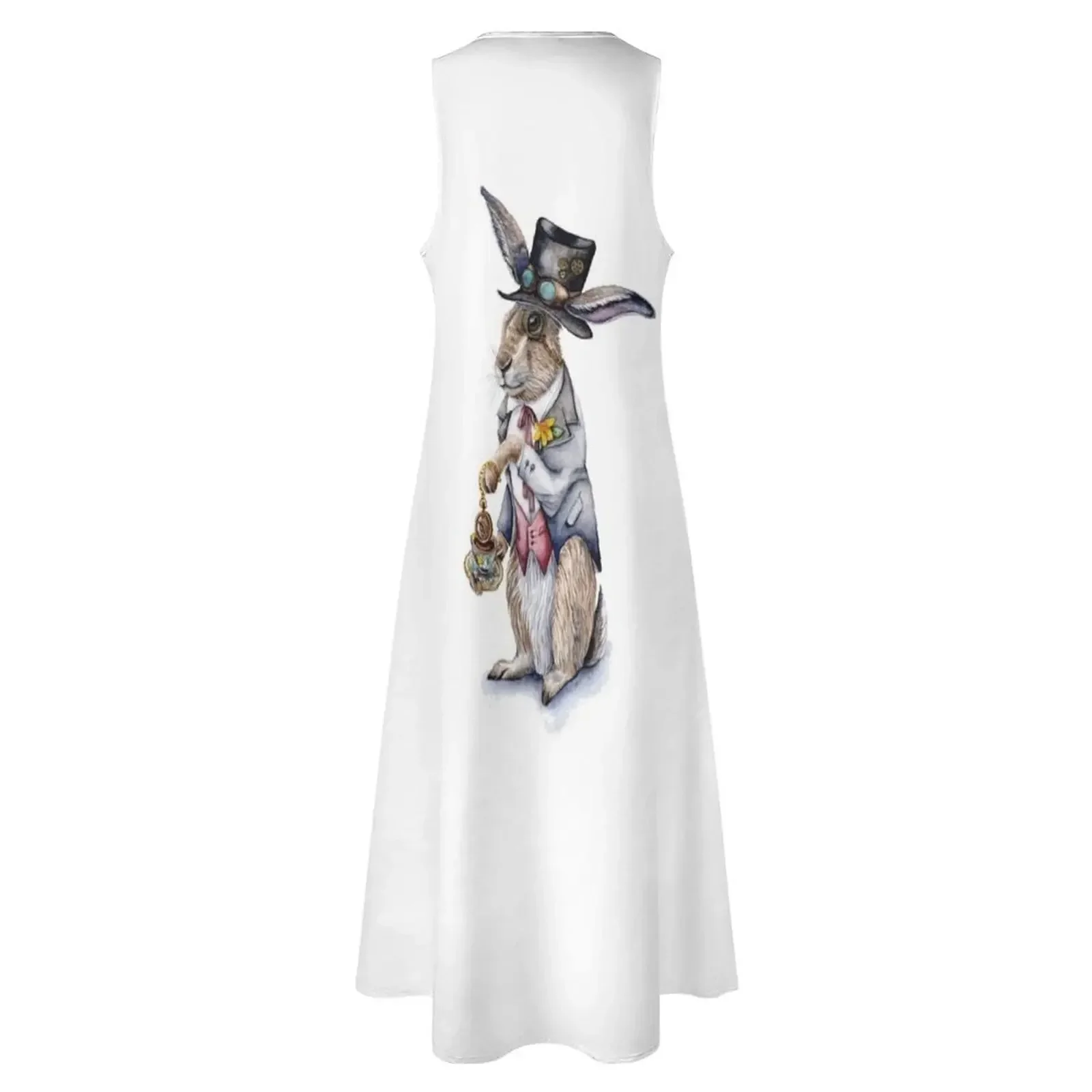 Steampunk March Hare Rabbit Long Dress african dresses for woman sexy dress prom dress 2025