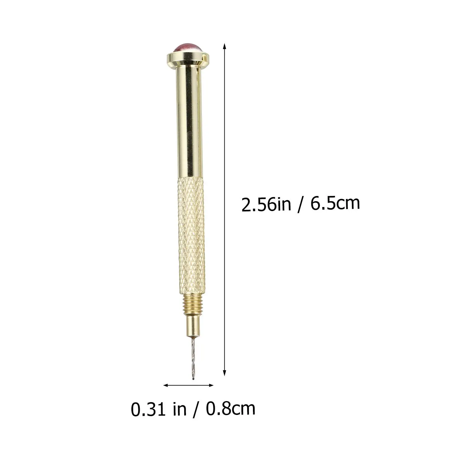 3pcs Nail Drilling Tool Random Color for Acrylic Gel Tip DIY Piercing Device Hand Drills File Accessories Jewelry Tool Long