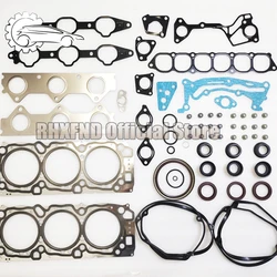 6G72 engine overhaul gasket kit MD997517 MD973444 for mitsubishi V33 V43 V73 Galant 3.000 Pajero Shogun Montero Pick-up 3.0L