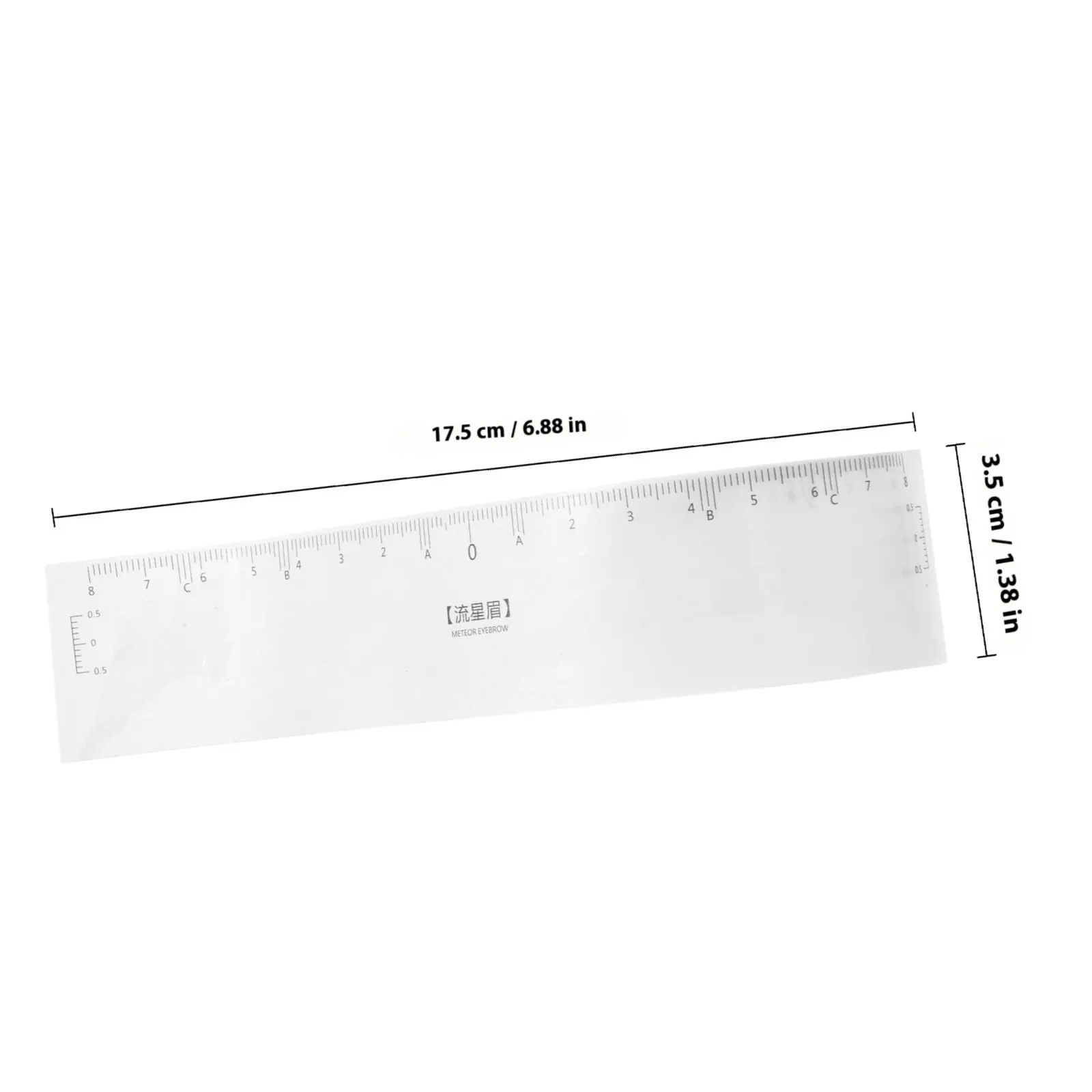 1 Rouleau de Ruban Flexible pour le Mappage des Sourcils, Guide de Positionnement Réutilisable pour un Traçage Lisse et Symétrique des Sourcils, Outil de Dessin, Kit de Façonnage des Sourcils