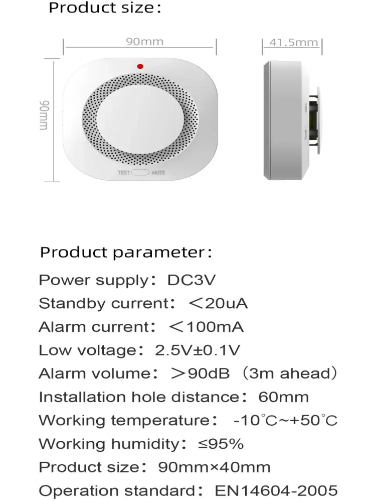 Dfa tuya wifi inteligente zigbee detector de fumaça casa inteligente monitoramento de incêndio em tempo real notificação de alarme remoto controle app funciona hub