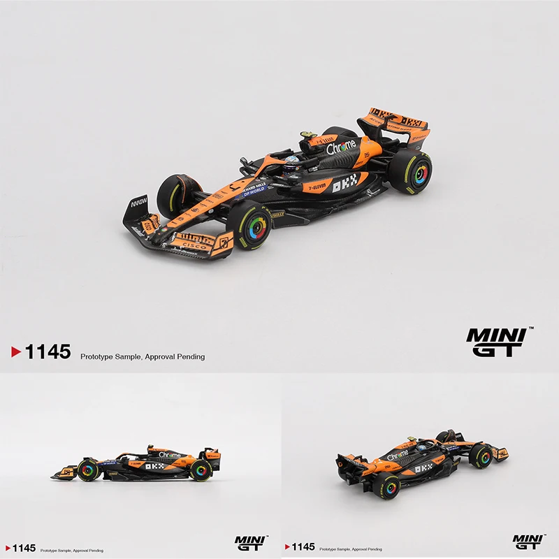 先行販売-minigt-1145-マクラーレン-1-64-mcl38-4-ランド・ノリス-2024-f1-ダイキャストカーモデルコレクションおもちゃ