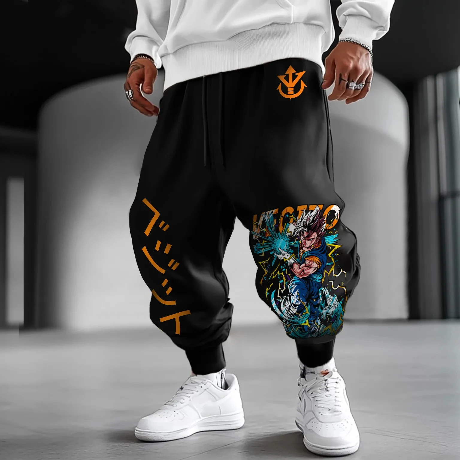 

2025 Dragon Ball GOKU Majin Buu Anime Peripheral Trousers American Sports Autumn Men's and Women's Cotton Leggings