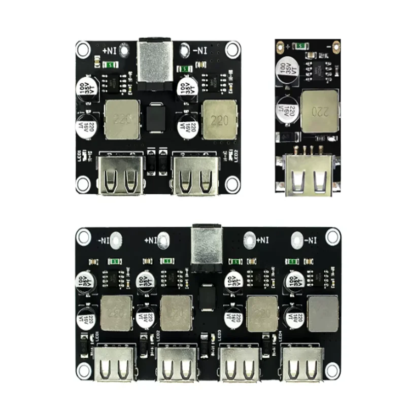 DC voltage reduction module QC2.0 QC3.0 fast charging USB mobile phone charging board supports Apple Huawei FCP