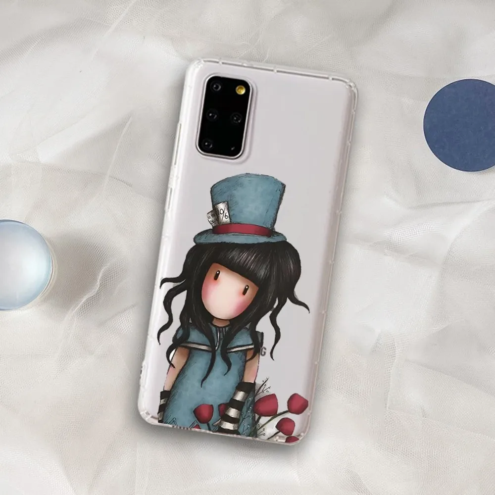 Cute Cartoon Girl Kid Santoro_gorjuss Mousepad for Samsung A12 21 30 31 51 52 70 71 for Redmi8 9 10 for Honor10 70 50 Clear Case