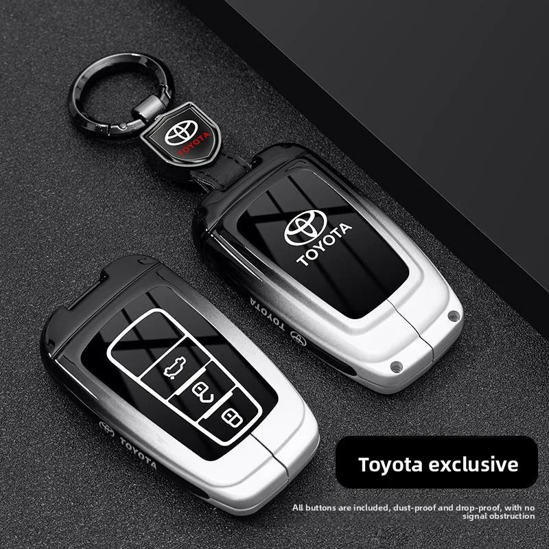 

For Toyota Prius 20 RAV4 Camry 70 CHR C-HR Corolla 2018 2019 2020 Car Remote Key Cover Intelligent Fob Case Car Accessories