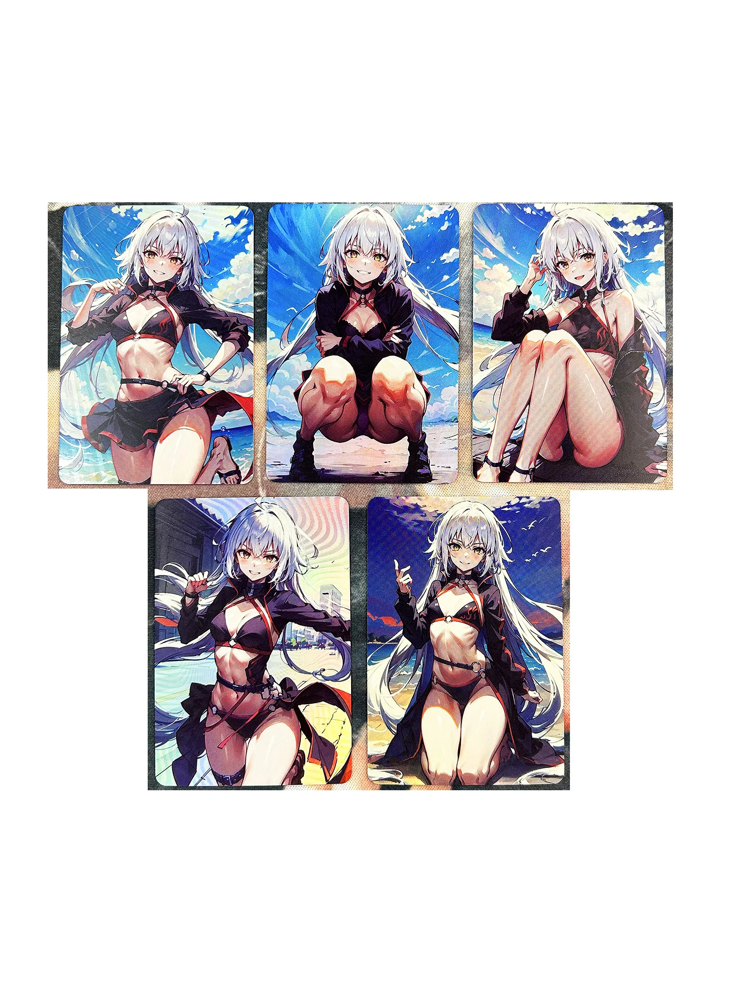 

5pcs/set ACG Alter Fate/Grand Order Refraction Sexy Girls Boutique Suit Hobby Collectibles Game Anime Collection Cards