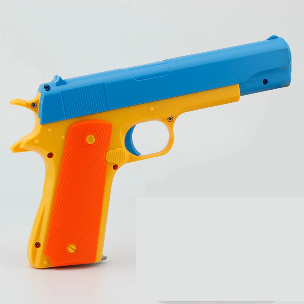 M1911 Soft Bullet Toy Gun Manual Pistol Gun Dart Blaster Shooting Toy Fake Gun For Kids Boys Birthday Gifts Outdoor Games