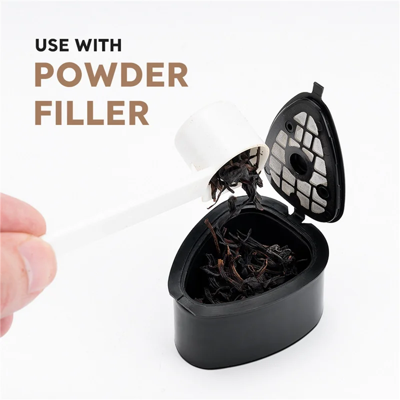 ABBK-2X 2In1 コーヒーカプセルポッドネスレ ST 9662.62 マシン詰め替えフィルターポッド交換用コーヒーカプセルと茶-A