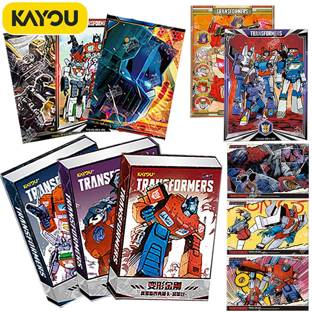 

Подлинная коллекционная карта Kayou Transformers, американский классический фильм, популярные персонажи, креативные карточные фанаты, подарки Cherish, забавные игрушки