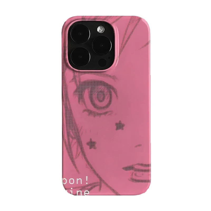 Розовая девушка Аватар Y2K Art Niche Cartoon Creative Kawaii Чехол для телефона для iPhone 16, 15, 14, 13, 12, 11 Pro XS Max 78 Plus MINI Y2K Cover