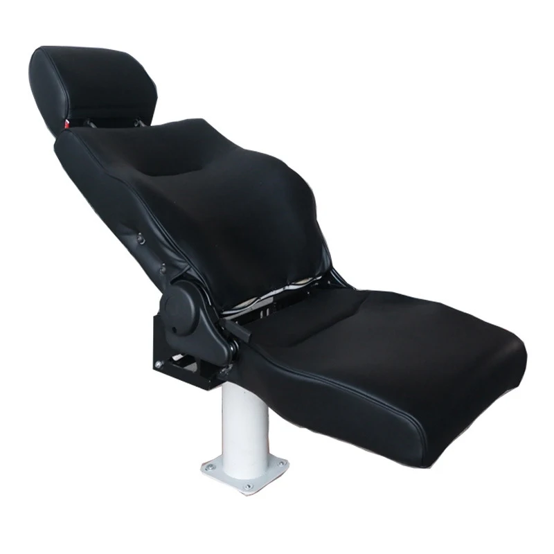 Engineering Vehicle Locomotive Ship captain's seat Door-mounted seat 360The driver's seat can be rotated and adjusted in height