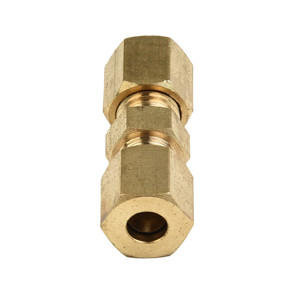 10 Pcs 4.75mm Brass Straight Reducer Compression Fitting Connector 3/16\