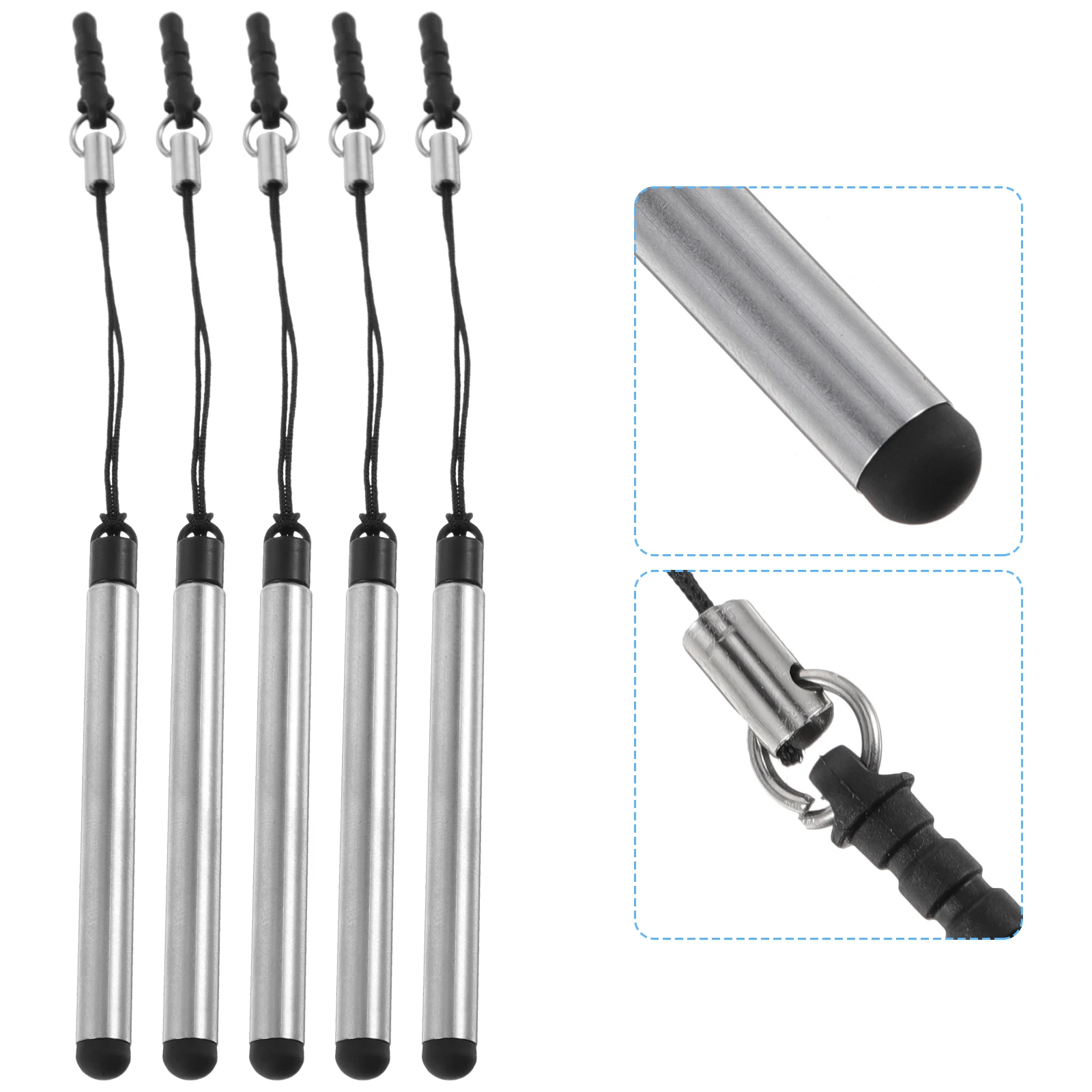 

5 Pcs Touchscreen Pen Stylus Pens for Touchscreens Bulk Stylists Computer Small