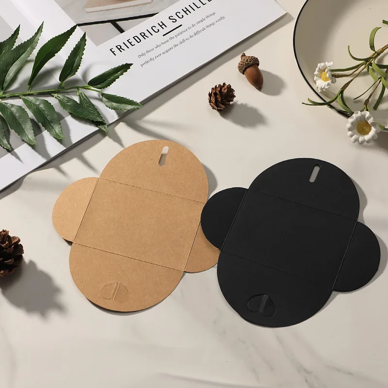 

50 шт./лот, ретро-конверты из высококачественной бумаги 250 г, конверты с застежкой-пряжкой для свадебных приглашений, деловых нужд, канцелярских товаров, упаковки