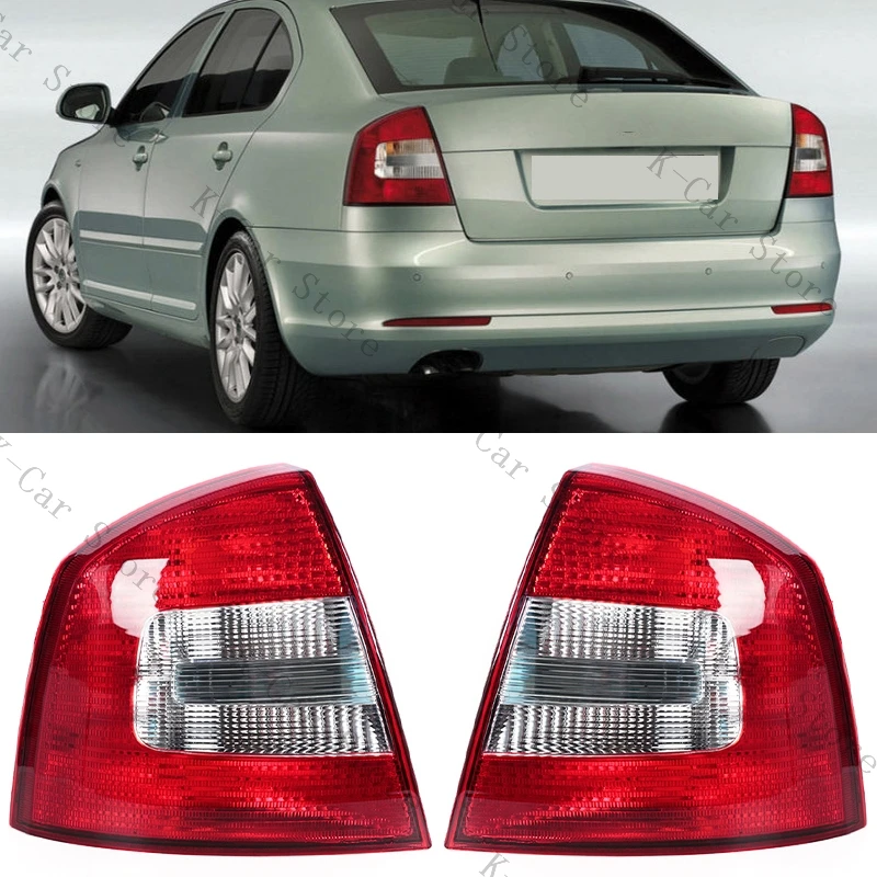 For Skoda Octavia A6 Sedan 2009-2013 For RS 2009-2013 Rear Tail Light Auto Accessories Without Bulbs 1Z5945111B 1Z5945112B