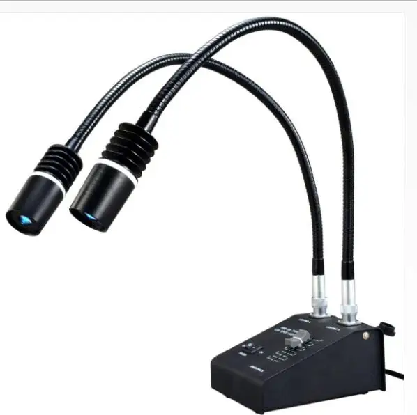 NP-DL6W  Cold Light 6 Watt LED Dual Gooseneck Spotlight Illuminator for Science and Stereo Microscopy