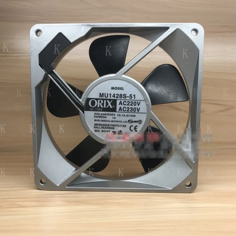 

C 1pc FOR ORIX MU1428S-51 fan AC220V/230V 140*140*28mm aluminum frame fan