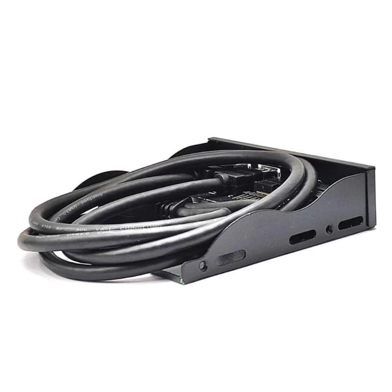 USB Front Panel For PC USB 3.2 Type C + 2X USB3.0 + 3.5mm Earphone Microphone For 3.5