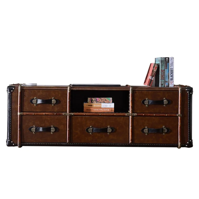 

Locker American all-leather storage cabinet