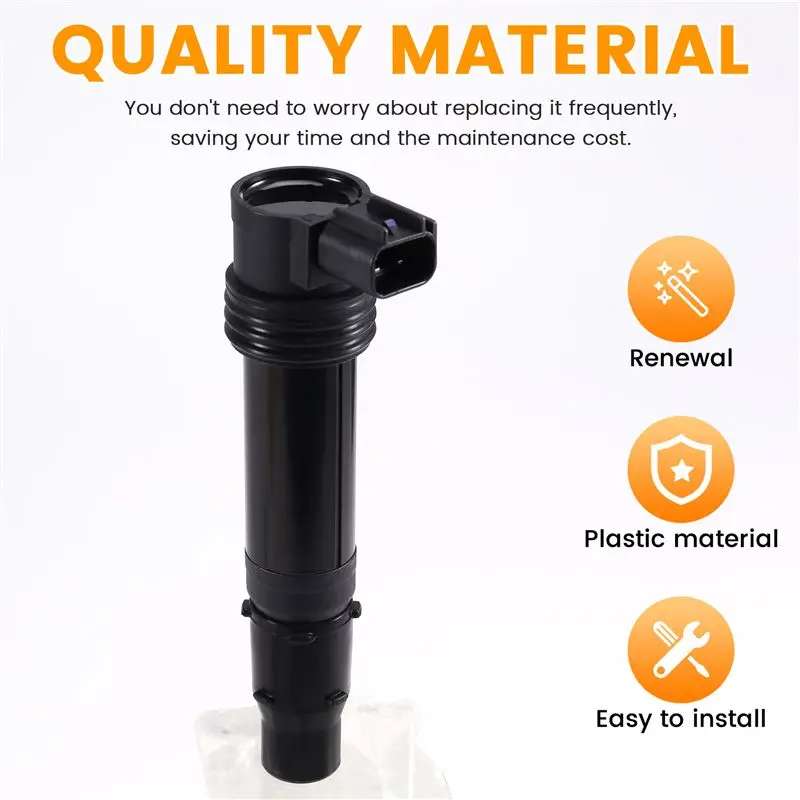 A30F-4PCS Motorcycle Ignition Coil For KAWASAKI NINJA ZX-6RR 2003-06 NINJA ZX-6R 2003-2018 ZX636 ZX600 21171-1282 21171-0021