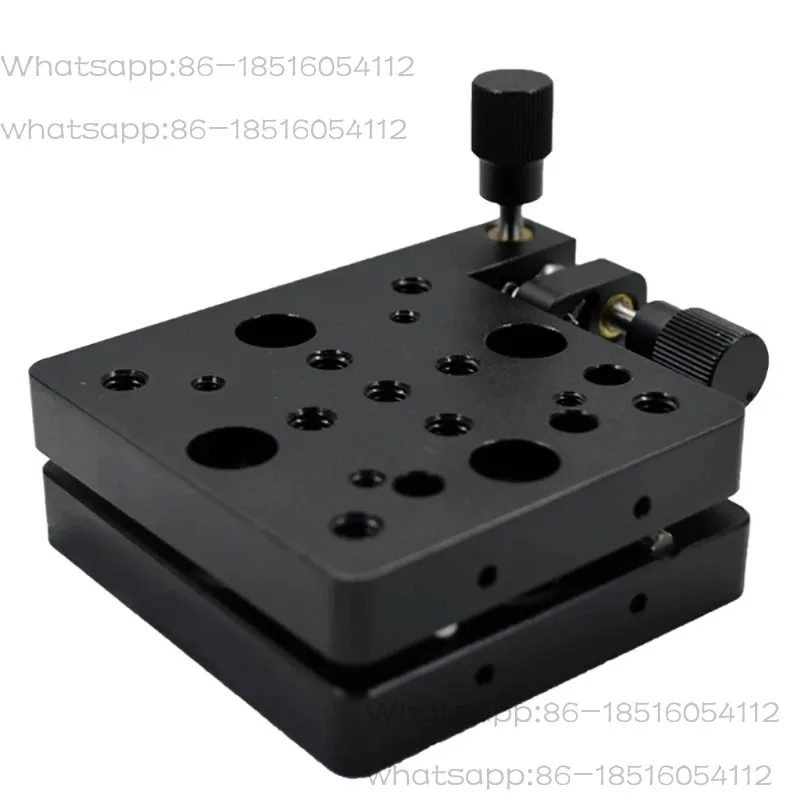 Optical Dual Axis Manual Tilting Table Precision Angle Displacement Stage Tilt Fine-Tuning Working Platform Sliding Table