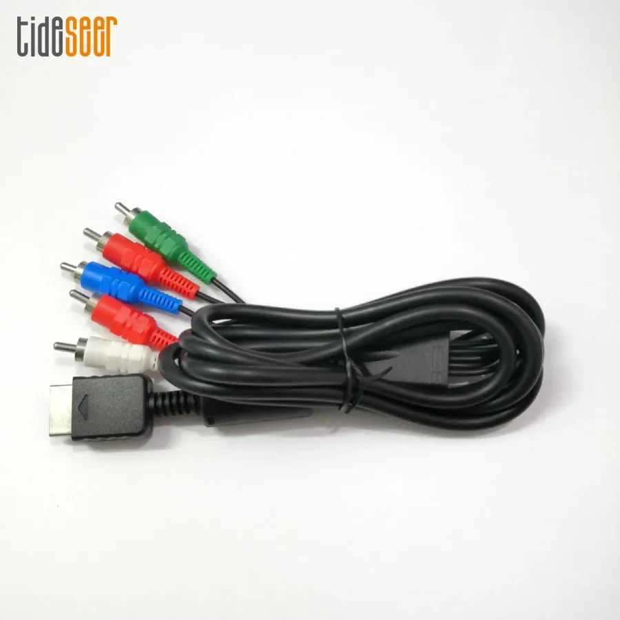 200pcs 1.8m/6ft HD Component AV Video-Audio Cable Cord For Sony PlayStation 2 3 PS2 PS3 Slim Game Adapter