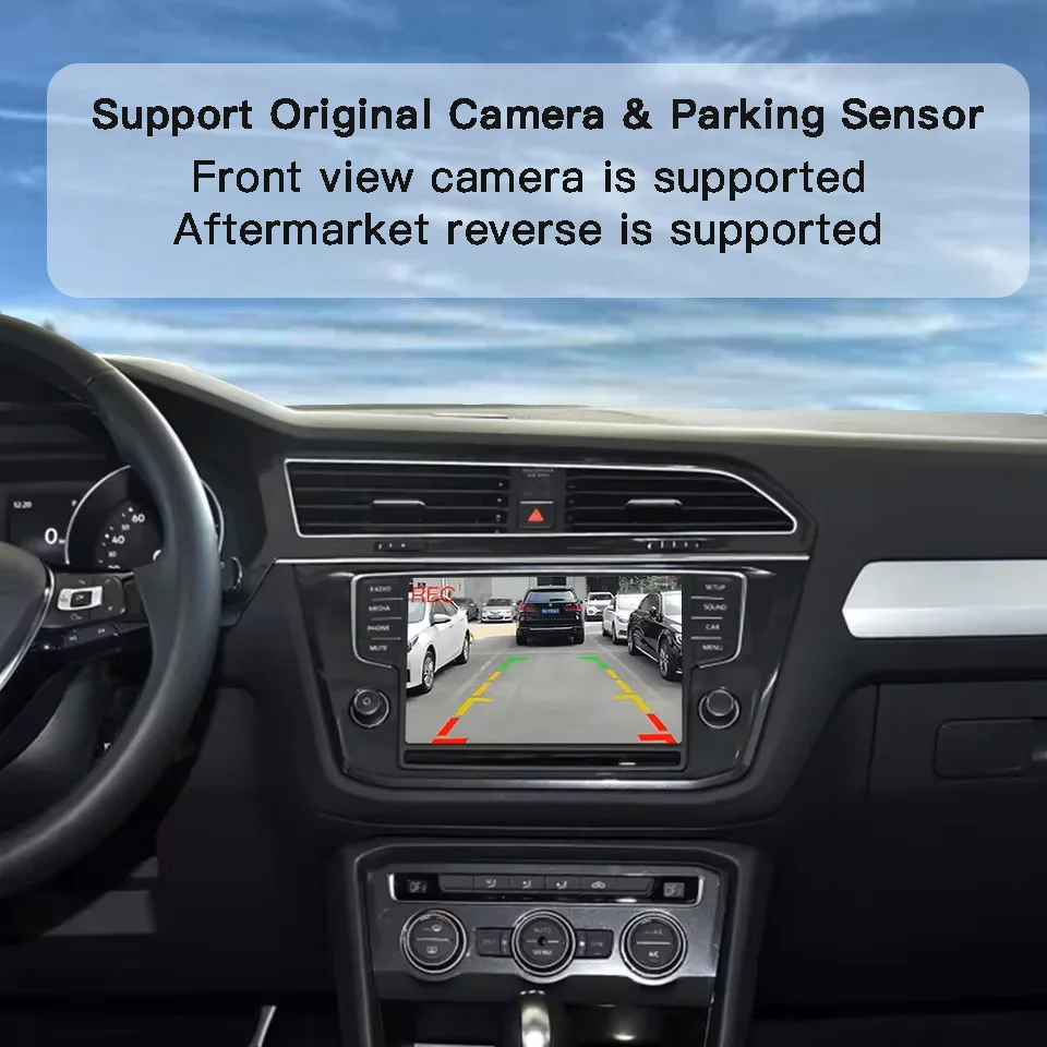 CARABC Wireless Carplay Android Auto Module Airplay AutoLink Mirror For VW Volkswagen MIB Skoda Octavia A5 Polo Golf 7 Passat B8