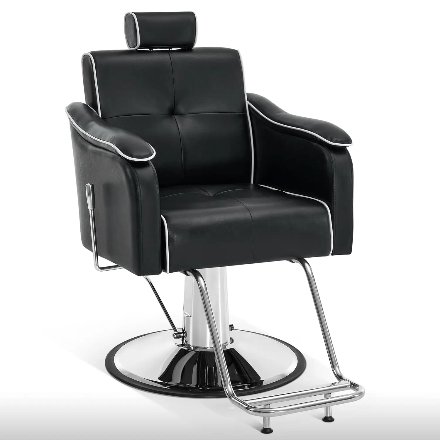 Reclining Barber Chair Heavy Duty Hydraulic Pump 440 Lbs All Purpose Hair Chair Salon Spa Barbershop, Customized
