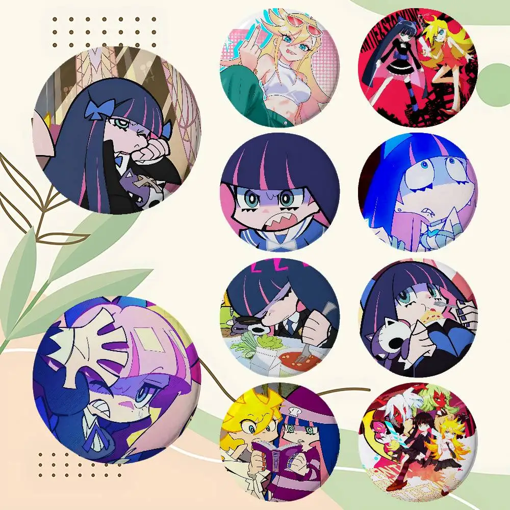 Panty And Stocking With Garterbelt Abzeichen Emaille-Pin Cartoon-Brosche für Rucksack und Kleidung