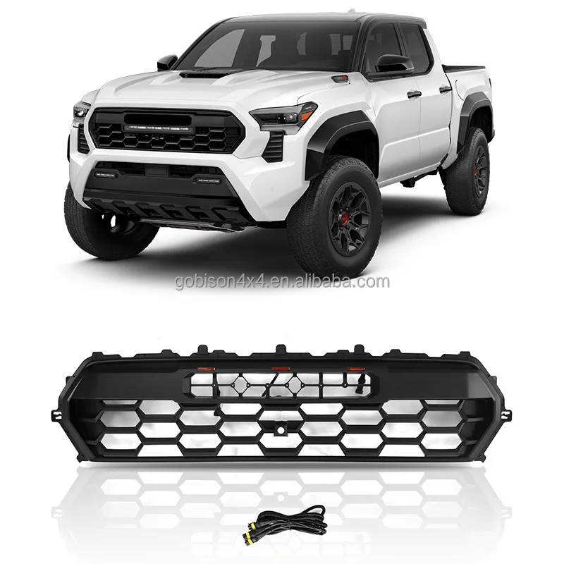 

Gobison High Quality Car Grill Front Bumper Grill Without Amber Light for Tacoma 2024 Grill