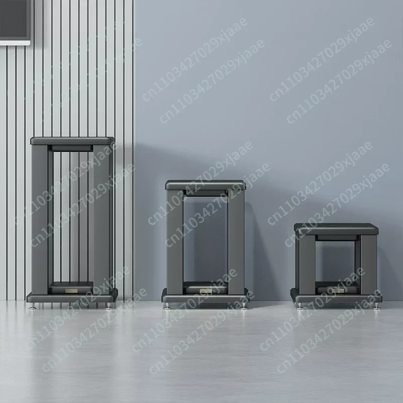1pcs S-066 Professional Tripod Stand Desktop AV Room Metal Wooden Surround Speaker Floor Shock Absorbing Foot Spike Stand