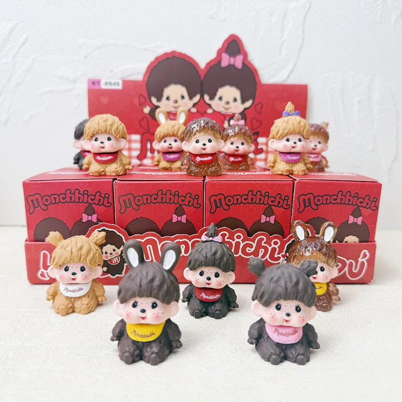 

Kawaii Mengqiqi Cute Blind Box Cartoon Fun Trendy Cute Doll Ornaments Student Gifts Resin Crafts Girls Birthday Gifts