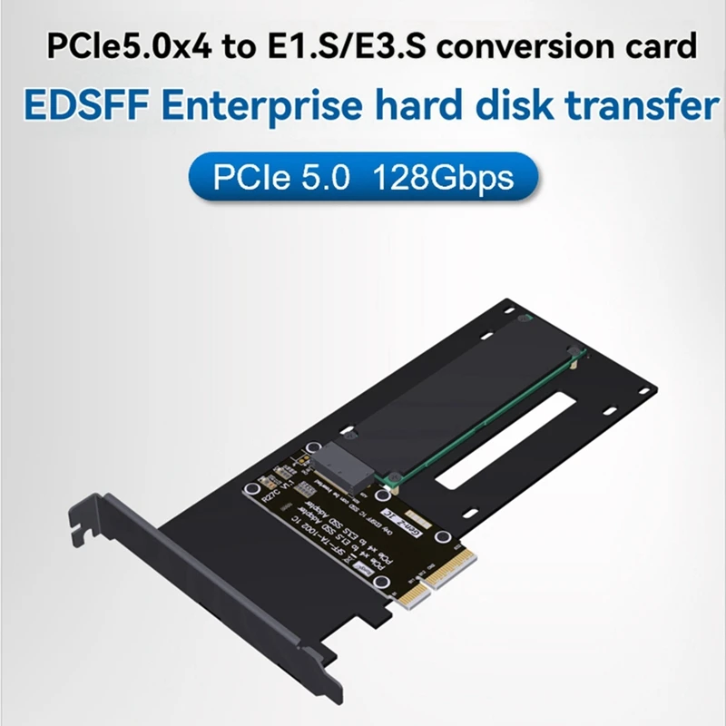 Y51A-Pcie 5.0 X4 To E1.S/E3.S SSD Hard Disk Adapter Card PCI-E Gen5.0 4X To E1.S/E3.S (SFF-TA-1002) Hard Drive SSD Adapter