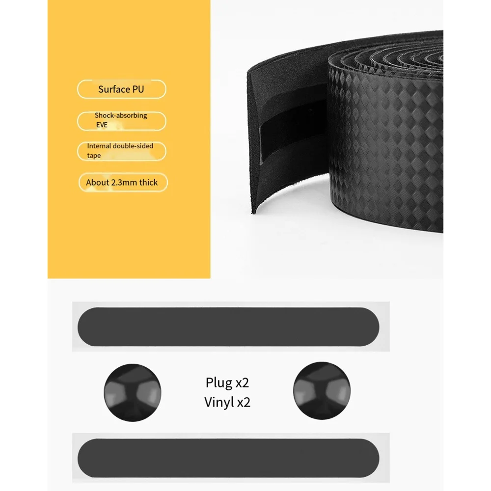 ROCKBROS Bicycle Handle Bar Tape EVA PU Anti-slip Shock Straps Absorption Durable Damping Road MTB Cycling Accessories‌ - view 4