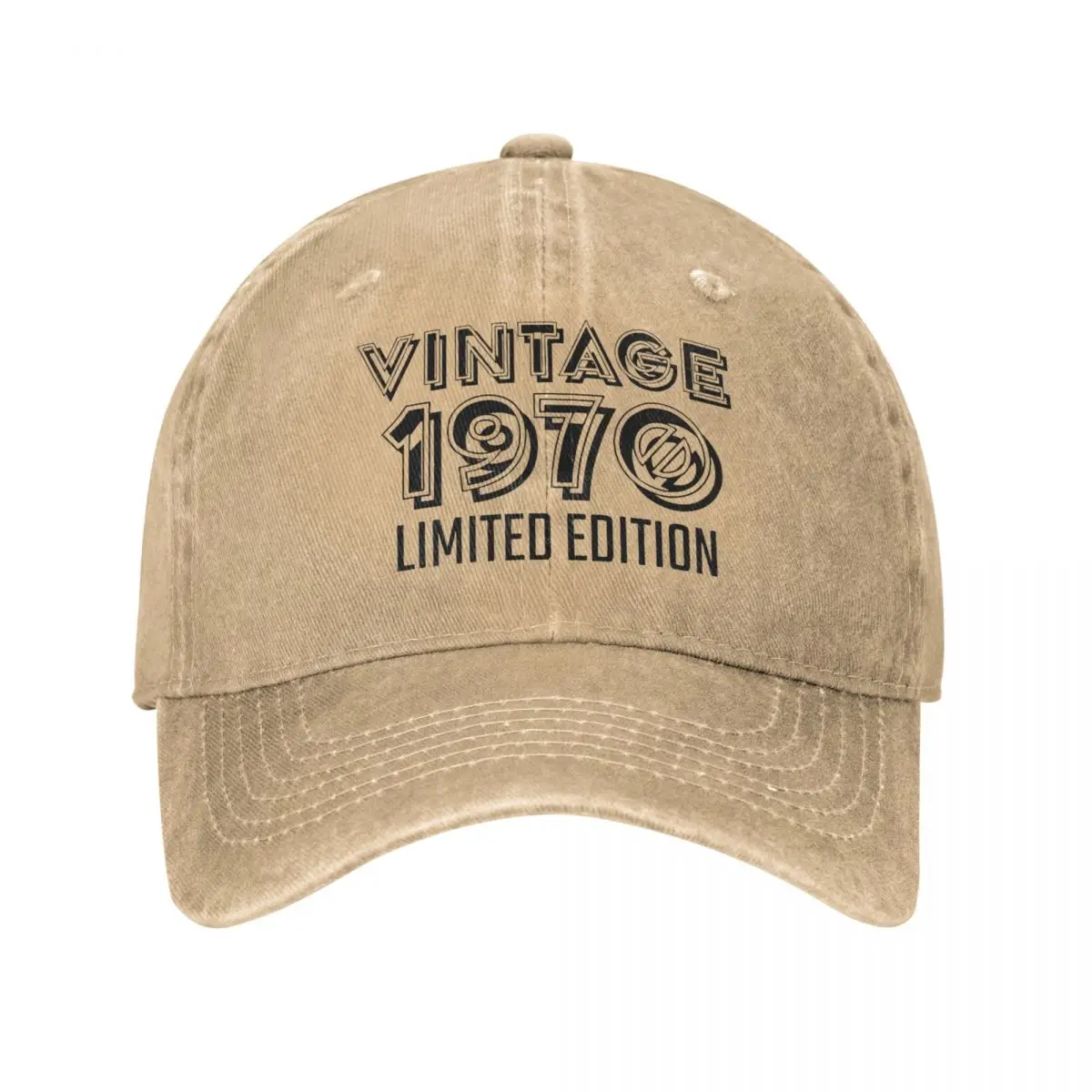 

Vintage 1970 Limited Edition Men Women Baseball Cap 51th Birthday Distressed Washed Caps Hat Vintage Summer Gift Snapback Cap