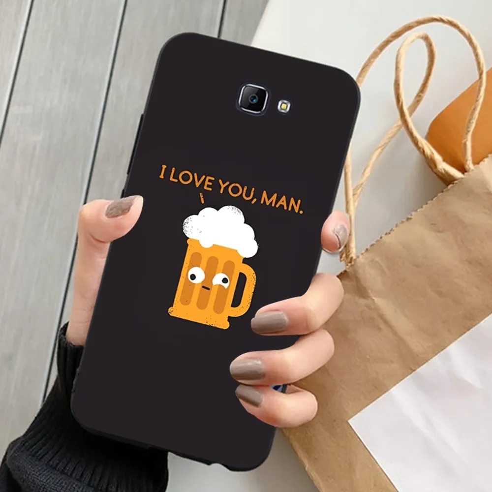 Beers Alcohol Bubble Phone Case For Samsung J 7 plus 7core J7 neo J6 plus prime J6 J4 J5 Mobile Cover