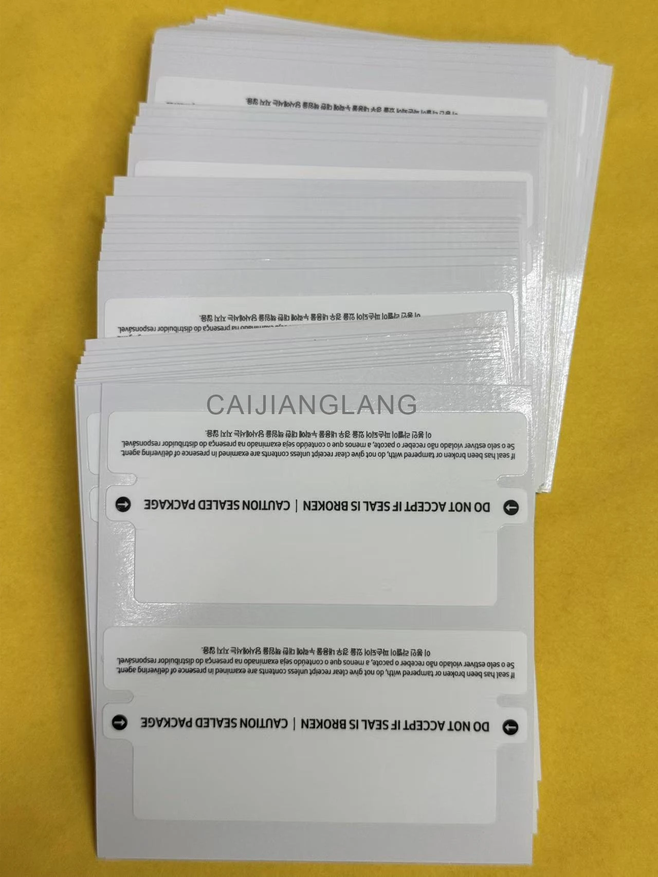 100PCS Box Packaging Label Sealing Sticker For Galaxy Z Flip  A55 A53 A50 Wrap Plastic Seal Factory Film
