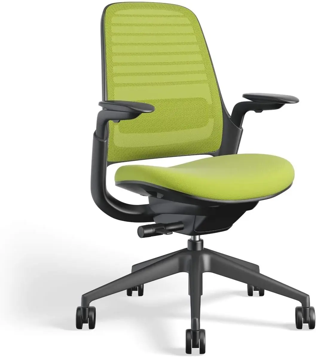 

Office Chair - Ergonomic Work Chair with Wheels for Carpet - Helps Support Productivity - Weight-Activated Controls