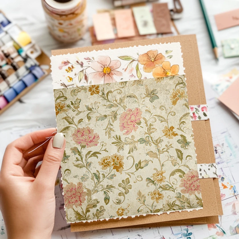 6"x6" plakboekpapierset (36 vellen): metallic - geaccentueerde prints voor scrapbooking, origami en plannerversiering.