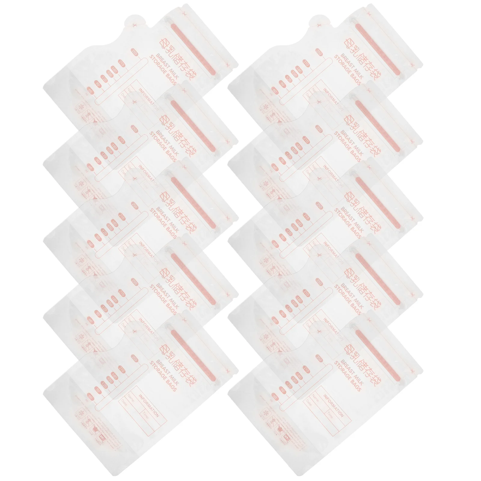 150 قطعة من حقيبة تخزين الحليب وحقائب حليب الأم القابلة لإعادة الاستخدام وحاوية تبريد للرضاعة الطبيعية #4