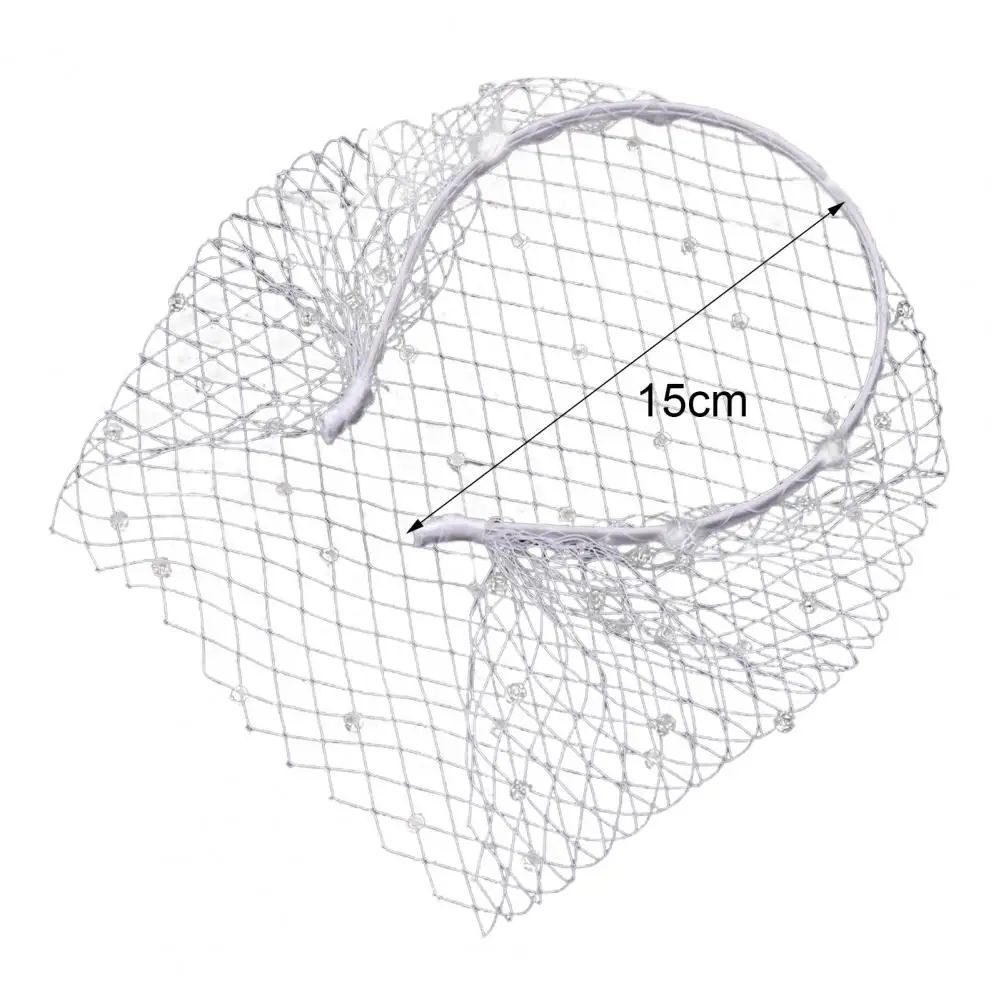 

Handmade Headband Durable Cosplay Accessory Sparkling Rhinestone Hair Hoop for Cosplay Parties Handmade Elastic Headband