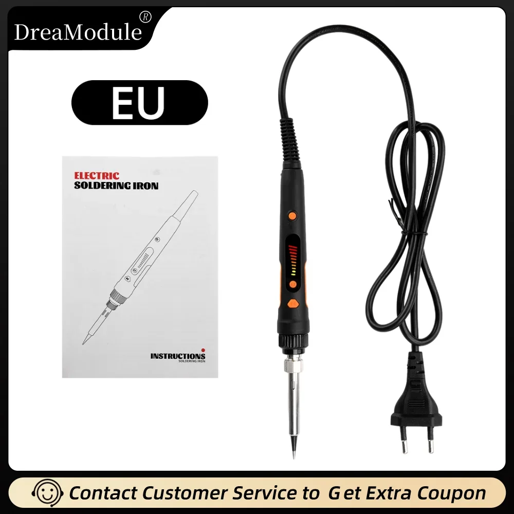 

Portable Electric Soldering Iron Internal Heating Constant Temperature Soldering Kit for Welding Maintenance Tools AC110V/220V