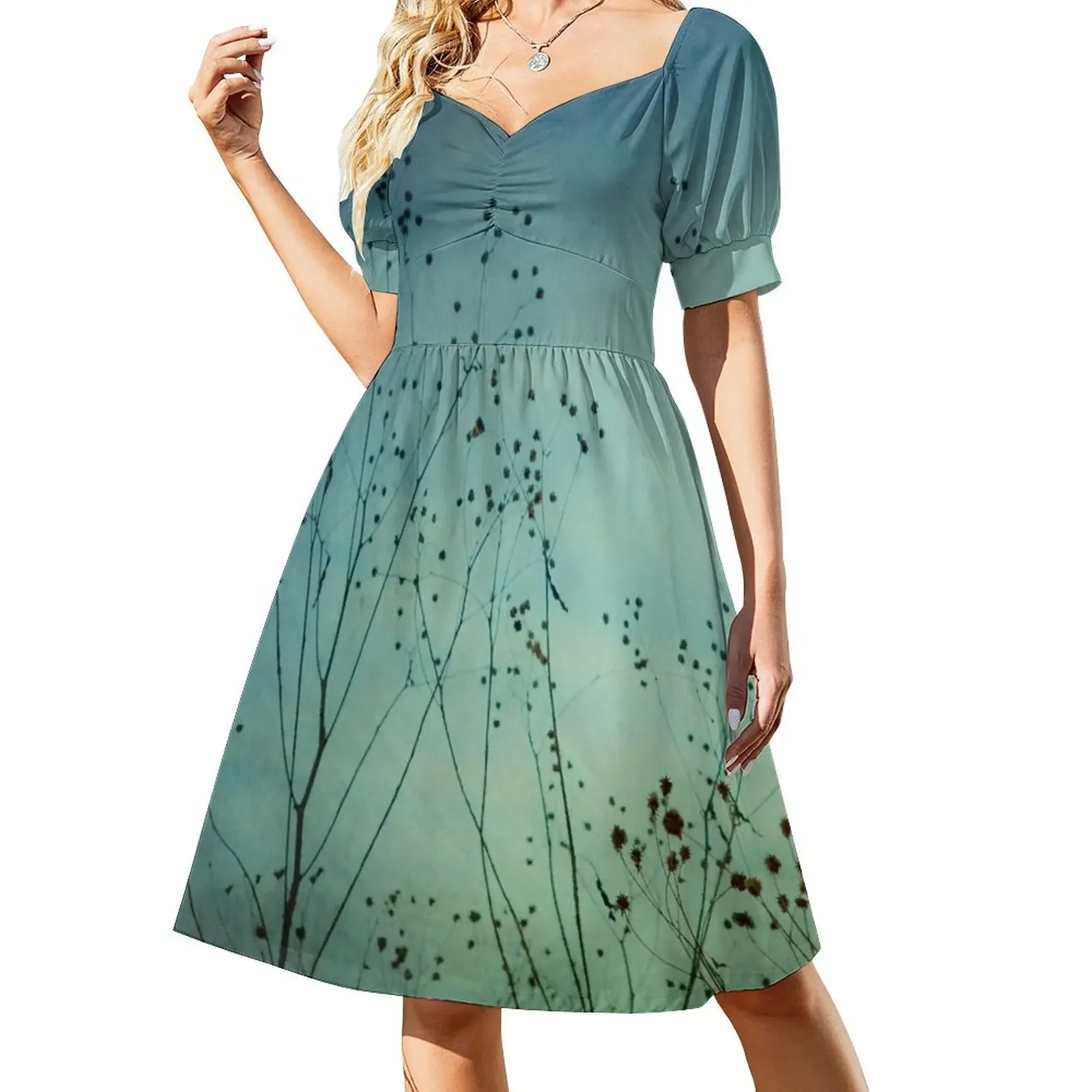 

Ethereal Moment Short-Sleeved Dress loose women's dress woman dress women's dresses luxury