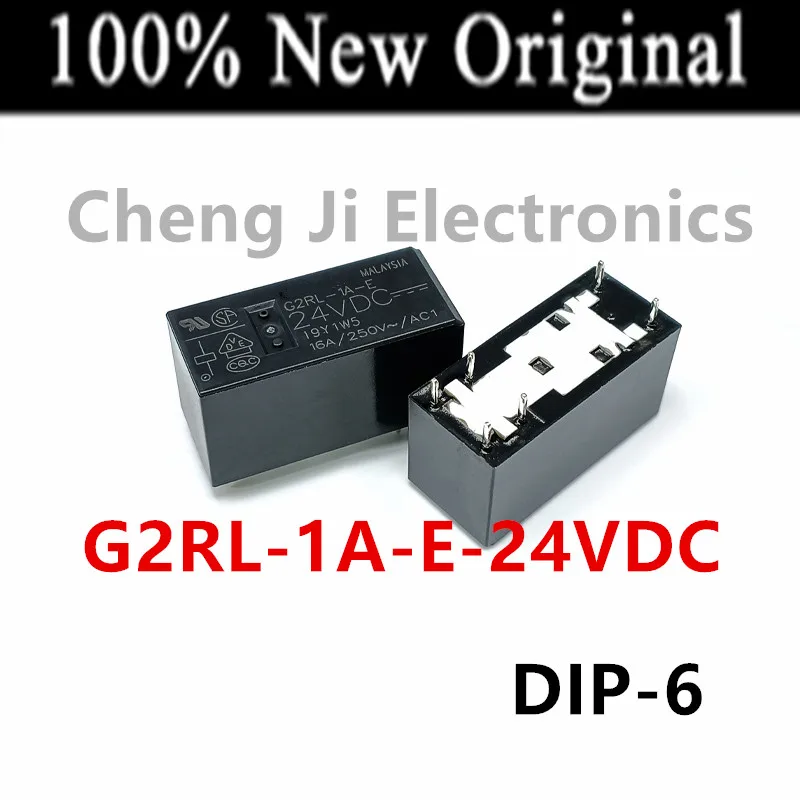 5-10PCS/Lot   G2RL-1A-E-5VDC 、G2RL-1A-E-12VDC 、G2RL-1A-E-24VDC    DIP-6   New Original Electromechanical Relay   G2RL-1A-E-DC12V