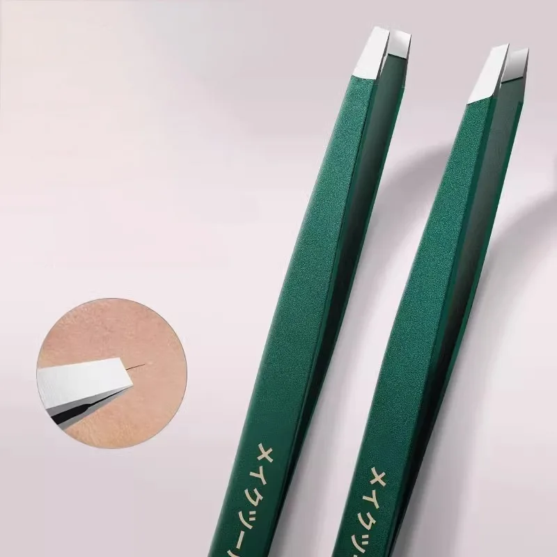 CMGF 1/4pcs-ความแม่นยําสูงแหนบคิ้วคลิป,304 สแตนเลสหนวดถอนเครื่องมือคลิปคิ้วคีมขนาดเล็ก