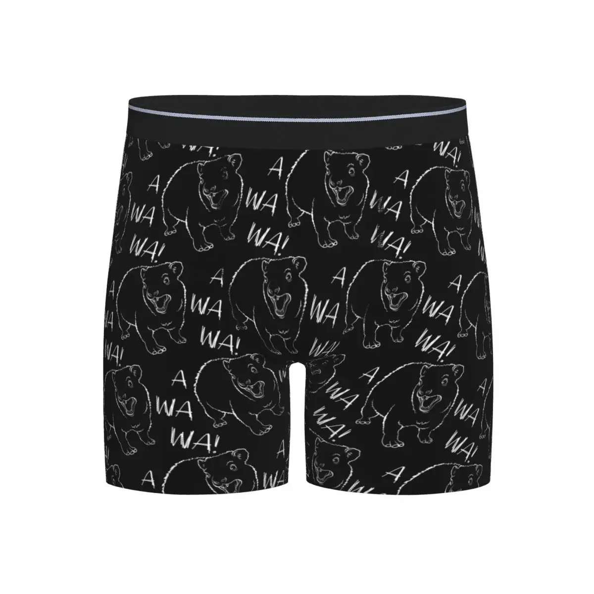 

Long Boxer Underpants Shorts Awawa! Angry Screaming Hyrax Meme Panties Male Breathable Underwear for Homme Man Boyfriend Gifts