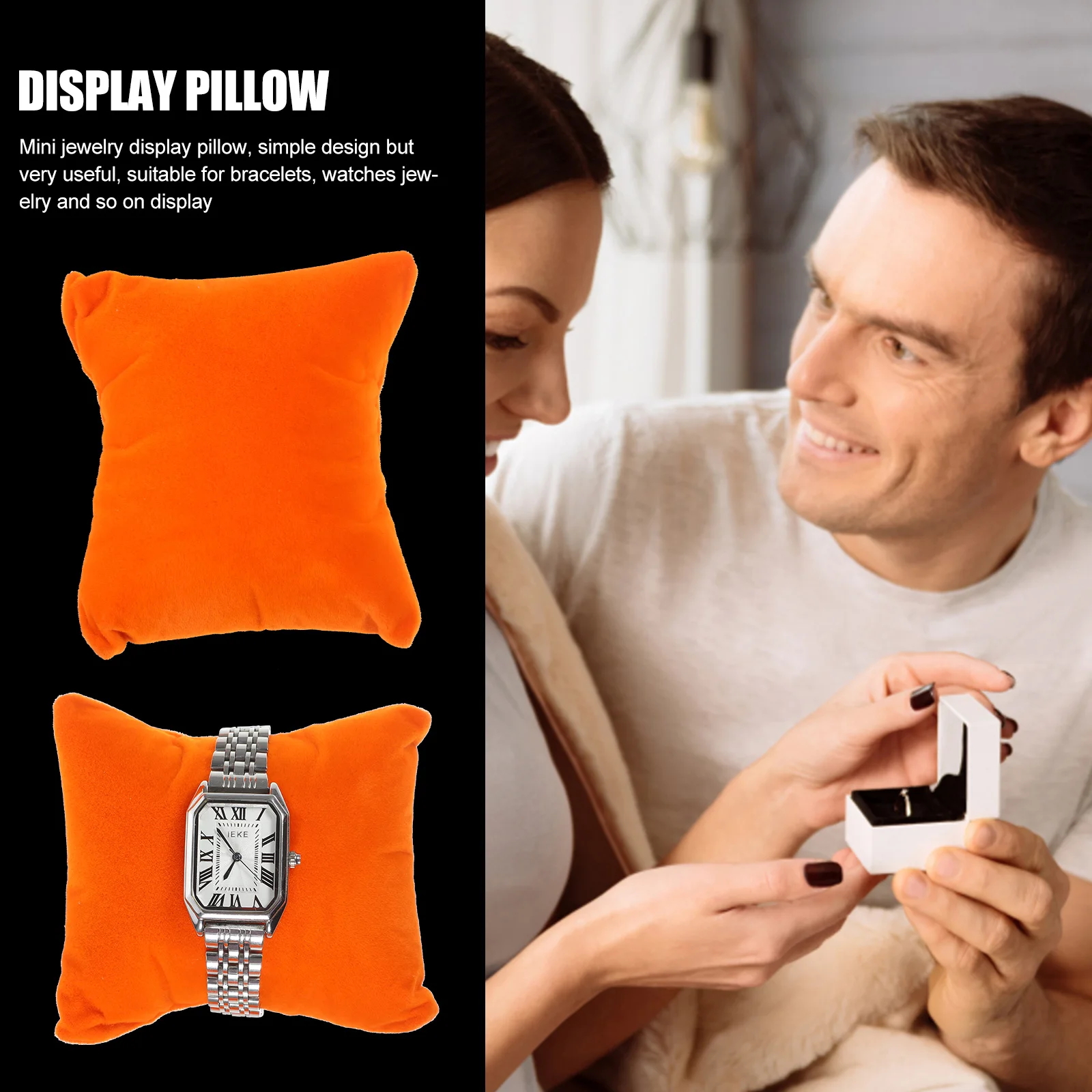 

6 Pcs Watch Cushion Jewelry Box Small Pillow Core Bracelet Display Shelf White Travel