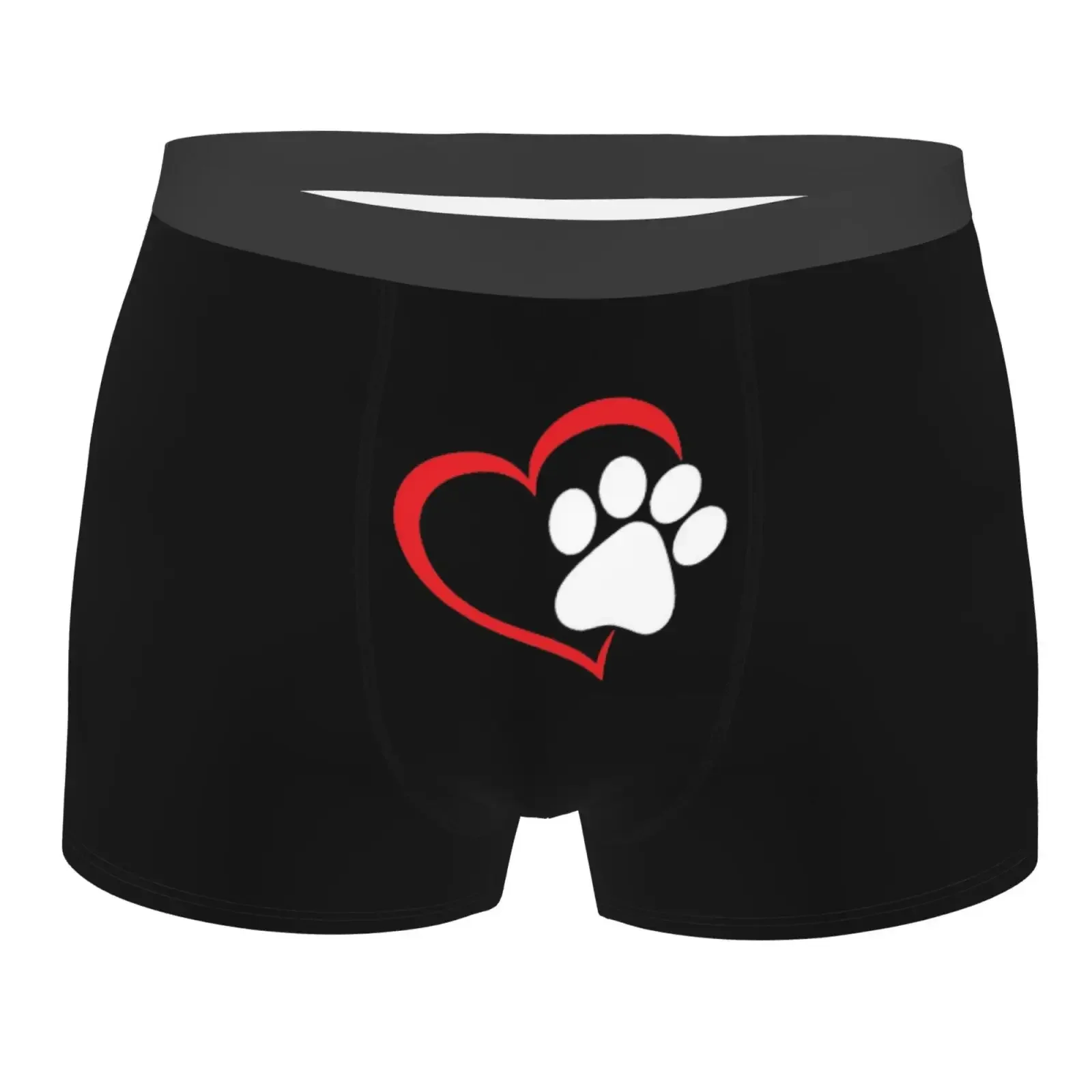 Claw Heart Design Print Men's Underwear Healthy Soft Comfortable High-Quality Men's Briefs Stylish Trendy Casual Sports Panties